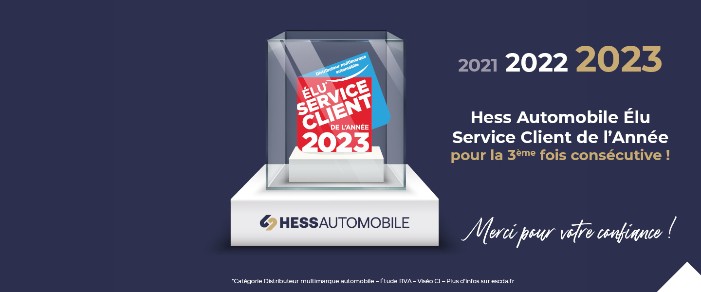 HESS Automobile Élu Service Client de l'Année 2023